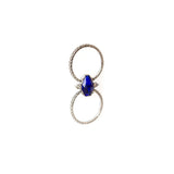 Just Cavalli Ring Two Hole With Blue Snake Head Shape CutÃ¢Â  Stone Size 8
