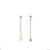 Just CavalliÂ Earrings Dangling Style With Just Cavalli Logo & Snake Head
