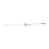 Just Cavalli Fashion Accessories Bracelet Silver Chain With Heart Shape & Charm