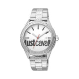 Just Cavalli Gents Watch Ss Metal Bracelet With Silver Dial