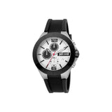 Just Cavalli Men'S Stainless Steel Watch With Silver Color Case