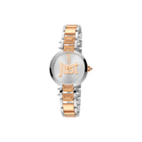 Just Cavalli Ladies Watch Ip Rose Gold / Silver Color Case With White Dial