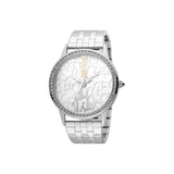 Just Cavalli Ladies Watch Animal Print Dial With Silver Color Bracelet - Blue Salon