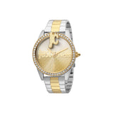 Just Cavalli Ladies Watch Silver/Gold Case & Bracelet