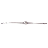 Just Cavalli Bracelet Silver 2 Chain With Oval Shape Style & Snake Design