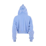 Jijil Women's Zip Up Crop Hoodie