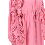 Jijil Women's Hooded Plain Dress