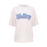 JIJIL T-shirt Bianco/Cielo/Giallo SS22