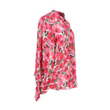 Jijil Women's Floral Print Long Sleeves Shirt