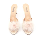 Jaimies Glamour Plume Shoes/Slippers Nudesize 40