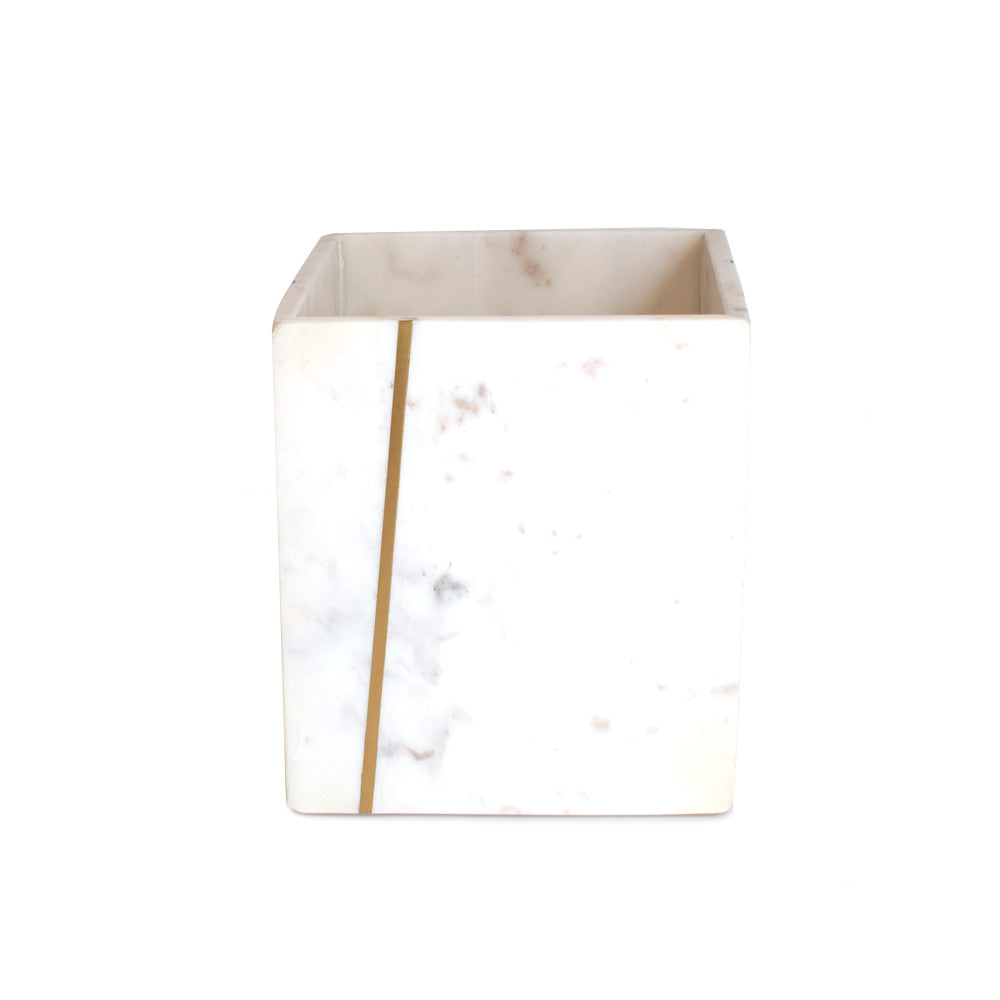 J.Queen New York Mont Waste Basket Blanc | Accessories J.Queen New York Mont Waste Basket Blanc | Accessories