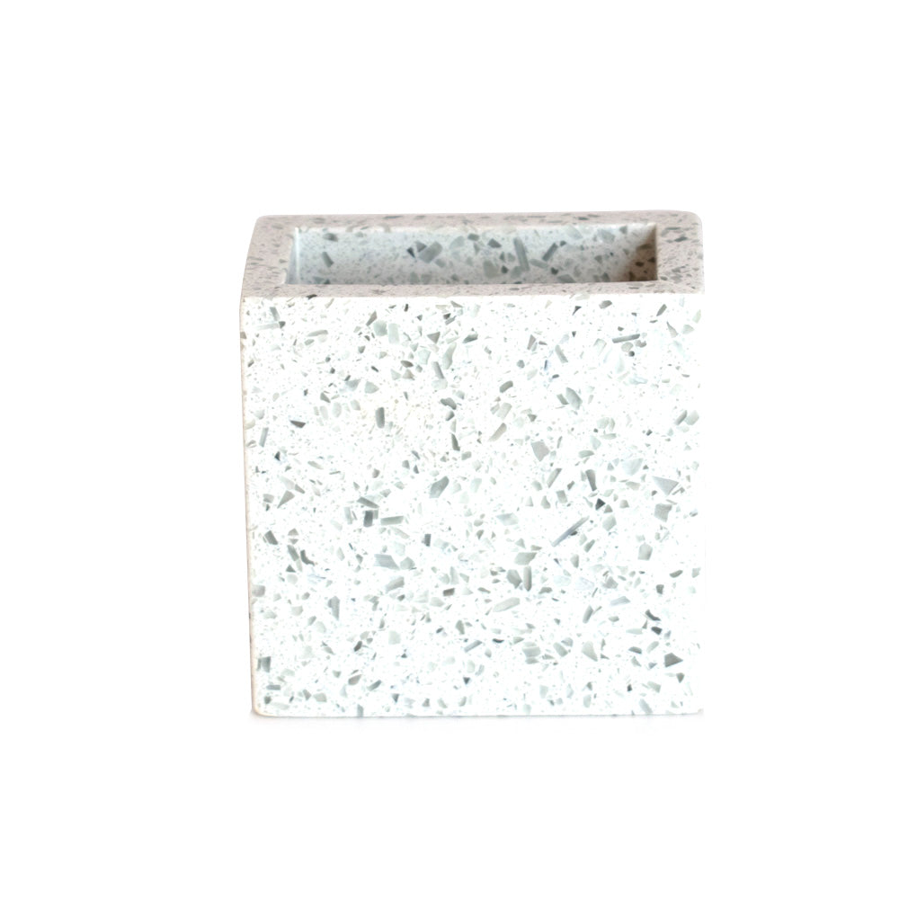J.Queen New York Terrazo Toothbrush Holder Light Grey | Accessories J.Queen New York Terrazo Toothbrush Holder Light Grey | Accessories