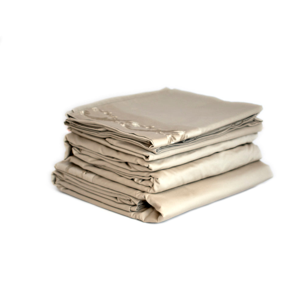 J.Queen New York Marche Sheet Set Bronze King Size | Beddings J.Queen New York Marche Sheet Set Bronze King Size | Beddings