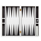 Jonathan Adler Op Art Backgammon Set Black/White