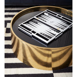Jonathan Adler Op Art Backgammon Set Black/White