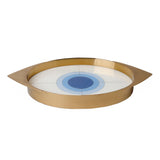 Jonathan Adler Harlequin Eye Tray Multi Blue
