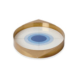 Jonathan Adler Harlequin Eye Tray Multi Blue