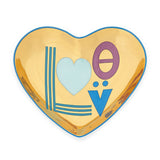 Jonathan Adler Love Trinket Tray - Blue/Gold