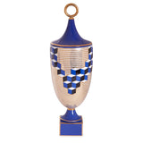 Jonathan Adler Versailles Cubes Urn Blue