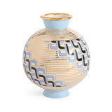 Jonathan Adler Versailles Puzzle Vase Blue