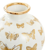 Jonathan Adler Botanist Butterfly Round Vase