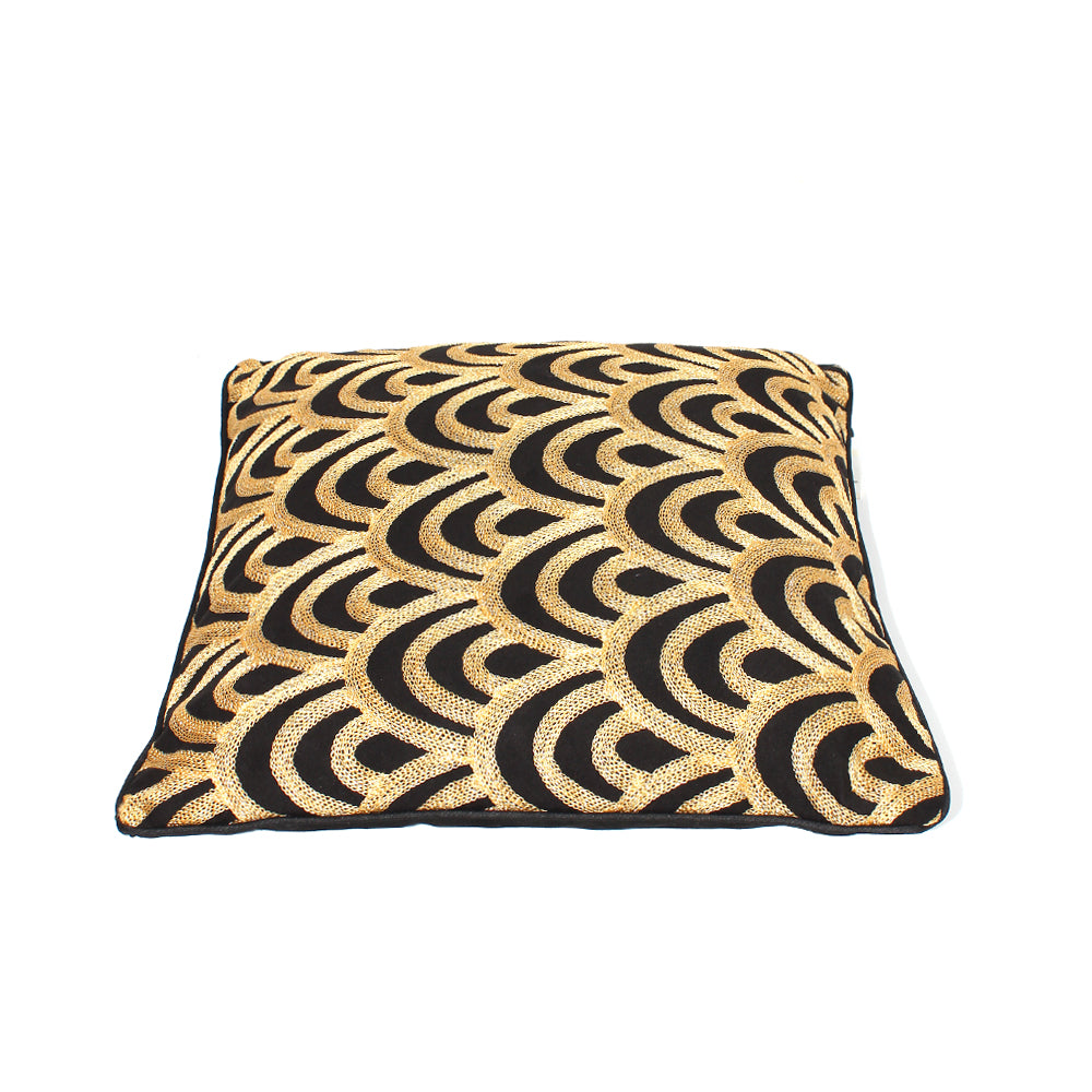 Kersten Textile Cushion Black 45X45 cm | Beddings Kersten Textile Cushion Black 45X45 cm | Beddings