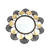 Kersten Mirror Metal Black - Blue Salon