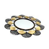 Kersten Mirror Metal Black - Blue Salon