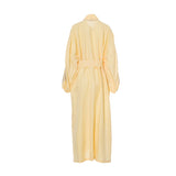 Kaftish Women's Yellow & White Jana Kaftan, Free Size