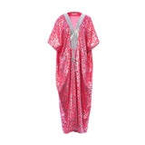 Kaftish Women's Fuscia Kaftan, Free Size