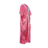 Kaftish Women's Fuscia Kaftan, Free Size