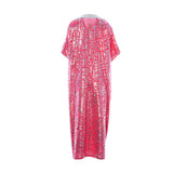 Kaftish Women's Fuscia Kaftan, Free Size