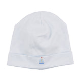 Kissy Kissy New Born Light Blue Baby Bonnet