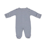 Kissy Kissy Kids Blue Striped Footie Set