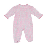 Kissy Kissy  Floral Print Pink Footie Set For Newborn Baby