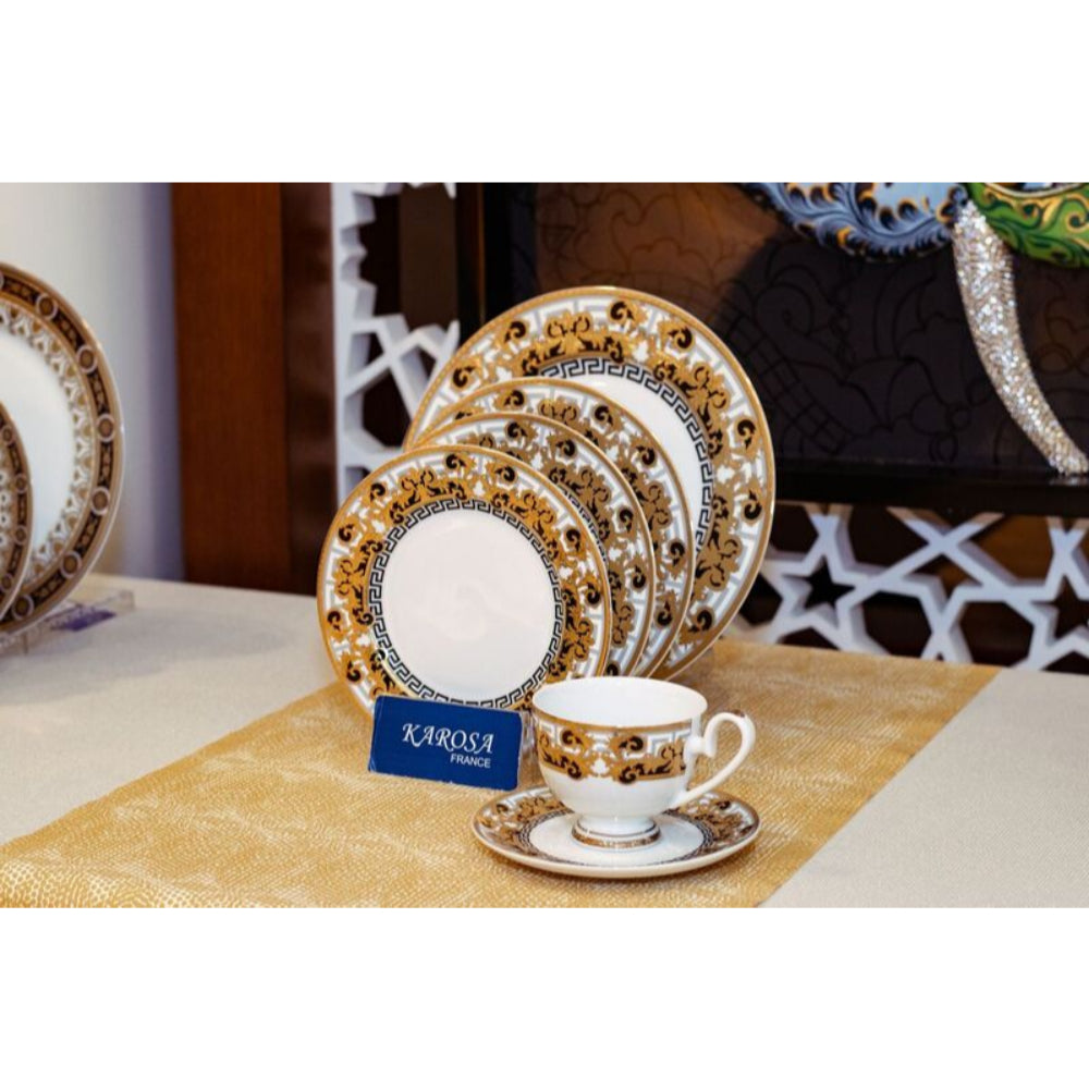 Karosa 98 Pcs Dinner set - Black | Dinnerware Karosa 98 Pcs Dinner set - Black | Dinnerware