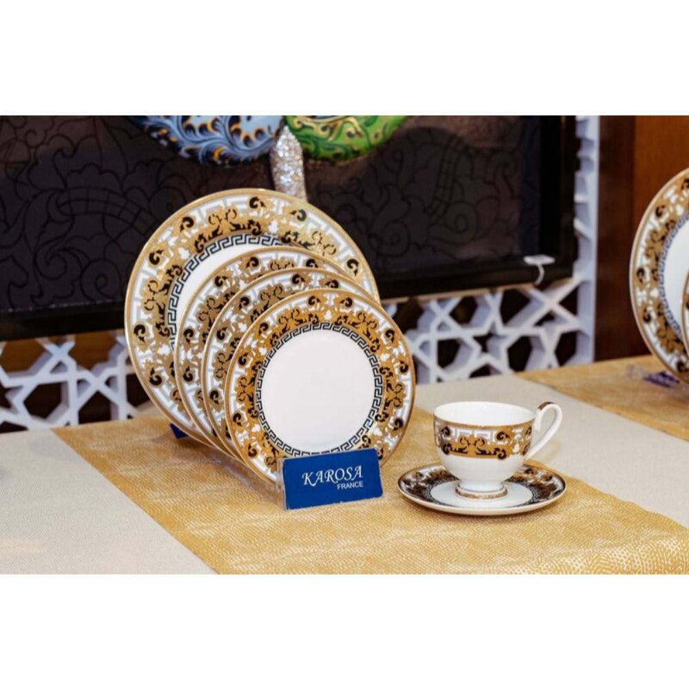 Karosa 98 Pcs Dinner set - Black | Dinnerware Karosa 98 Pcs Dinner set - Black | Dinnerware