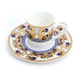 Karosa 90cc Cups and Saucer - Blue - Blue Salon