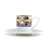 Karosa 90cc Cups and Saucer - Blue - Blue Salon