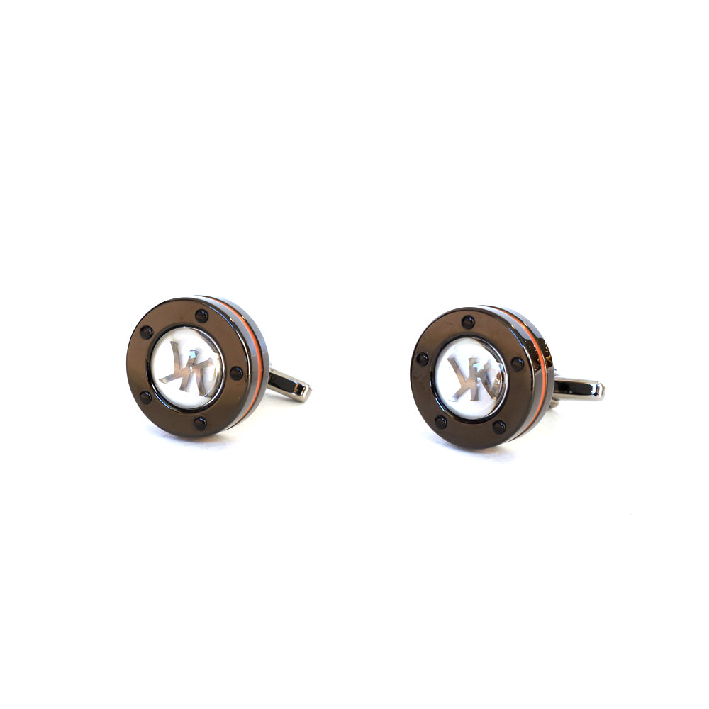 Korloff Cufflink Full Black With Glass Crystal On Top & White Mop | Accessories | Cufflink | Eid Gifts | EID2021 | GCC | Mens | SP Korloff Cufflink Full Black With Glass Crystal On Top & White Mop | Accessories | Cufflink | Eid Gifts | EID2021 | GCC | Mens | SP