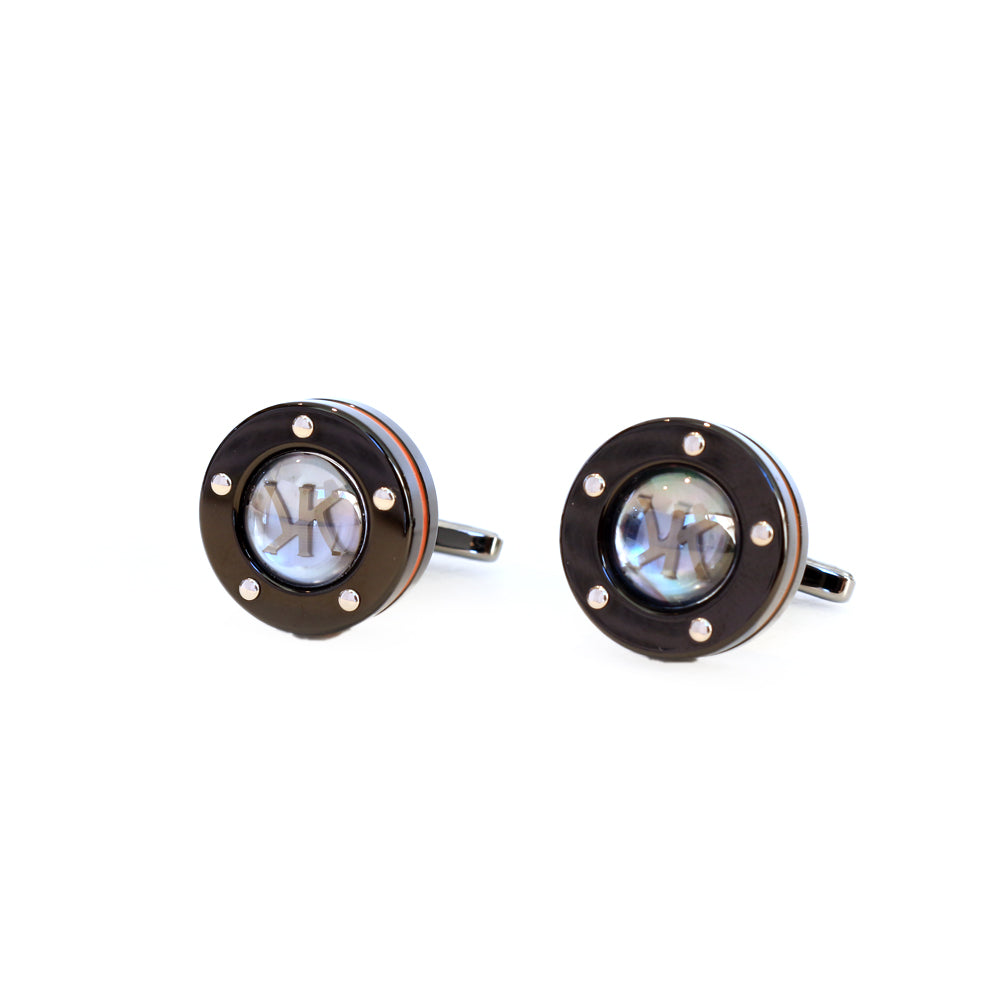Korloff Cufflink Full Balck With Glass Crystal On Top & Black Mop/Black Brand Logo | Accessories | Cufflink | Eid Gifts | EID2021 | GCC | Mens | SP Korloff Cufflink Full Balck With Glass Crystal On Top & Black Mop/Black Brand Logo | Accessories | Cufflink | Eid Gifts | EID2021 | GCC | Mens | SP