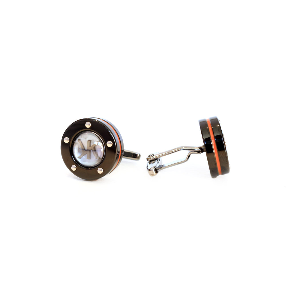 Korloff Cufflink Full Balck With Glass Crystal On Top & Black Mop/Black Brand Logo | Accessories | Cufflink | Eid Gifts | EID2021 | GCC | Mens | SP Korloff Cufflink Full Balck With Glass Crystal On Top & Black Mop/Black Brand Logo | Accessories | Cufflink | Eid Gifts | EID2021 | GCC | Mens | SP