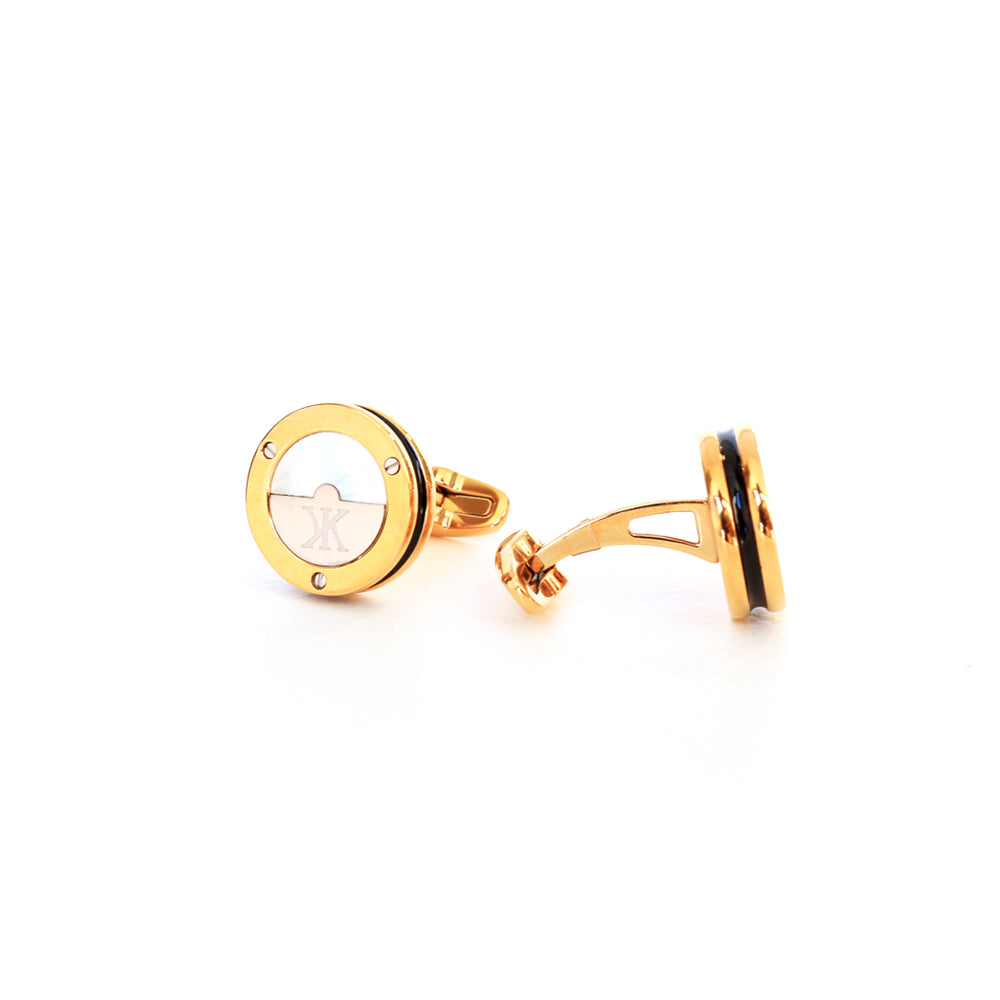Korloff Cuflinksf Stainless Steel White Resinated | Accessories | Cufflink | Cufflinks | Eid Gifts | EID2021 | GCC | Mens | SP Korloff Cuflinksf Stainless Steel White Resinated | Accessories | Cufflink | Cufflinks | Eid Gifts | EID2021 | GCC | Mens | SP