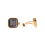 Korloff Cufflink Double K Black