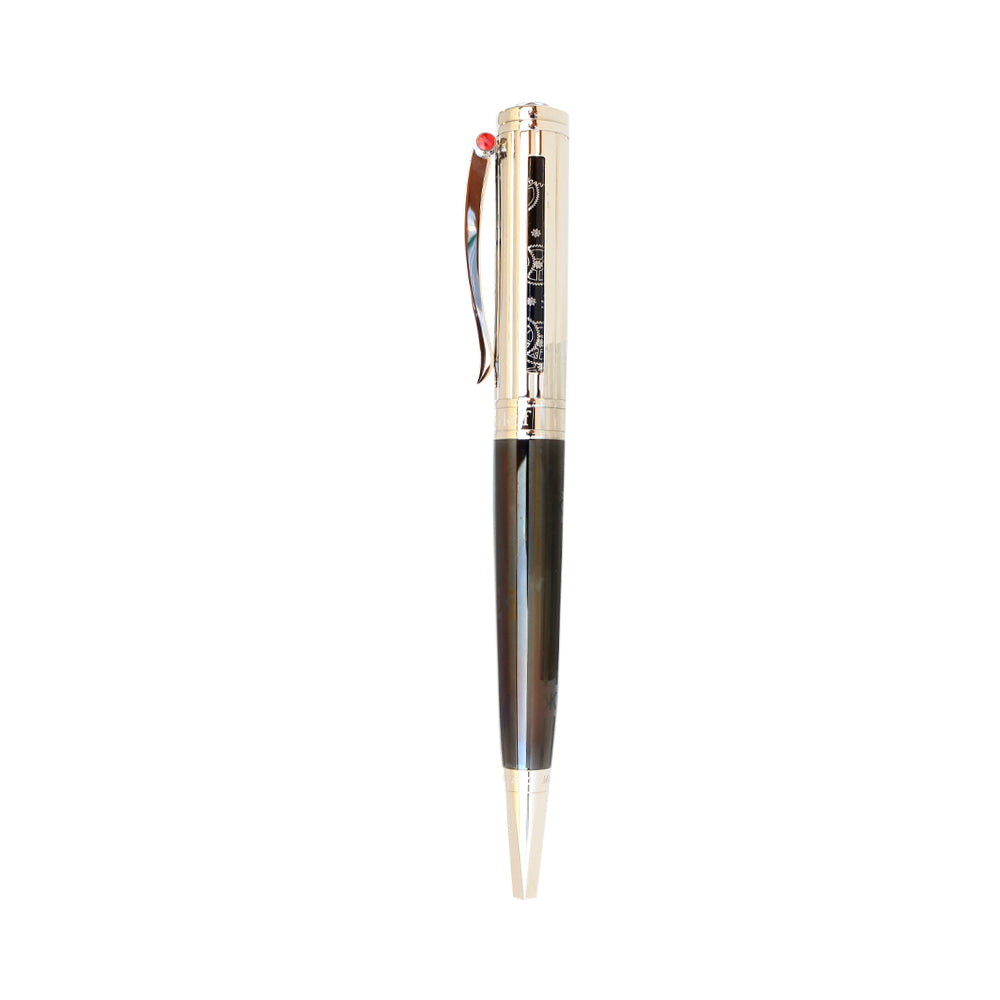 Korloff Men's Pen Voyageur Limited Edition 1245/1700 With Brilliant Cut Glass On Top & Brand Logo | Accessories | Eid Gifts | EID2021 | EID2023 | GCC | Mens | MF Accessories | Pen | SP Korloff Men's Pen Voyageur Limited Edition 1245/1700 With Brilliant Cut Glass On Top & Brand Logo | Accessories | Eid Gifts | EID2021 | EID2023 | GCC | Mens | MF Accessories | Pen | SP