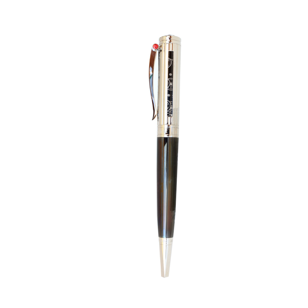 Korloff Men's Pen Voyageur Limited Edition 1245/1700 With Brilliant Cut Glass On Top & Brand Logo | Accessories | Eid Gifts | EID2021 | EID2023 | GCC | Mens | MF Accessories | Pen | SP Korloff Men's Pen Voyageur Limited Edition 1245/1700 With Brilliant Cut Glass On Top & Brand Logo | Accessories | Eid Gifts | EID2021 | EID2023 | GCC | Mens | MF Accessories | Pen | SP