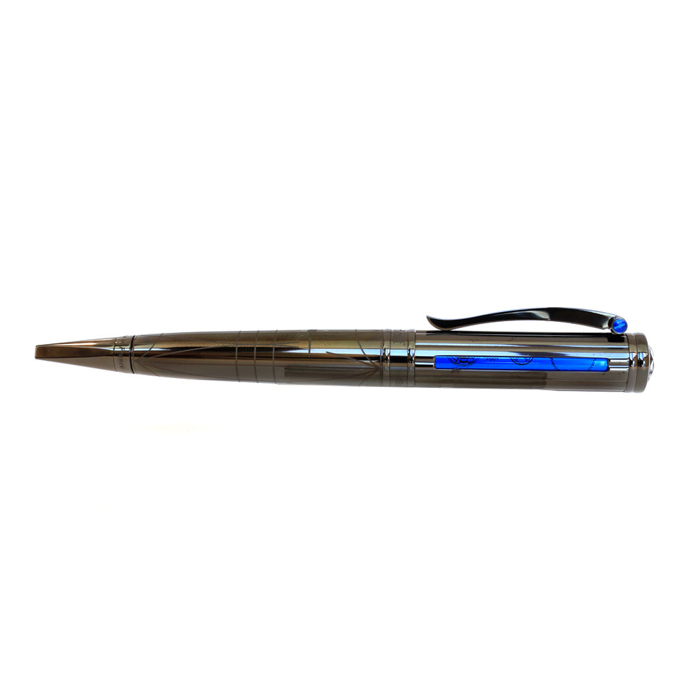 Korloff Men's Pen Voyageur Limited Edition 0031/1700 With Brilliant Cut Glass On Top & Silver Brand Logo | Accessories | Eid Gifts | EID2021 | GCC | Mens | MF Accessories | Pen Korloff Men's Pen Voyageur Limited Edition 0031/1700 With Brilliant Cut Glass On Top & Silver Brand Logo | Accessories | Eid Gifts | EID2021 | GCC | Mens | MF Accessories | Pen
