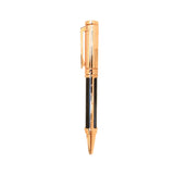 Korloff Pen Limited Edition 0146/2000 With Glass Crystal On Top Mop & Ip Rosegold Brand Logo