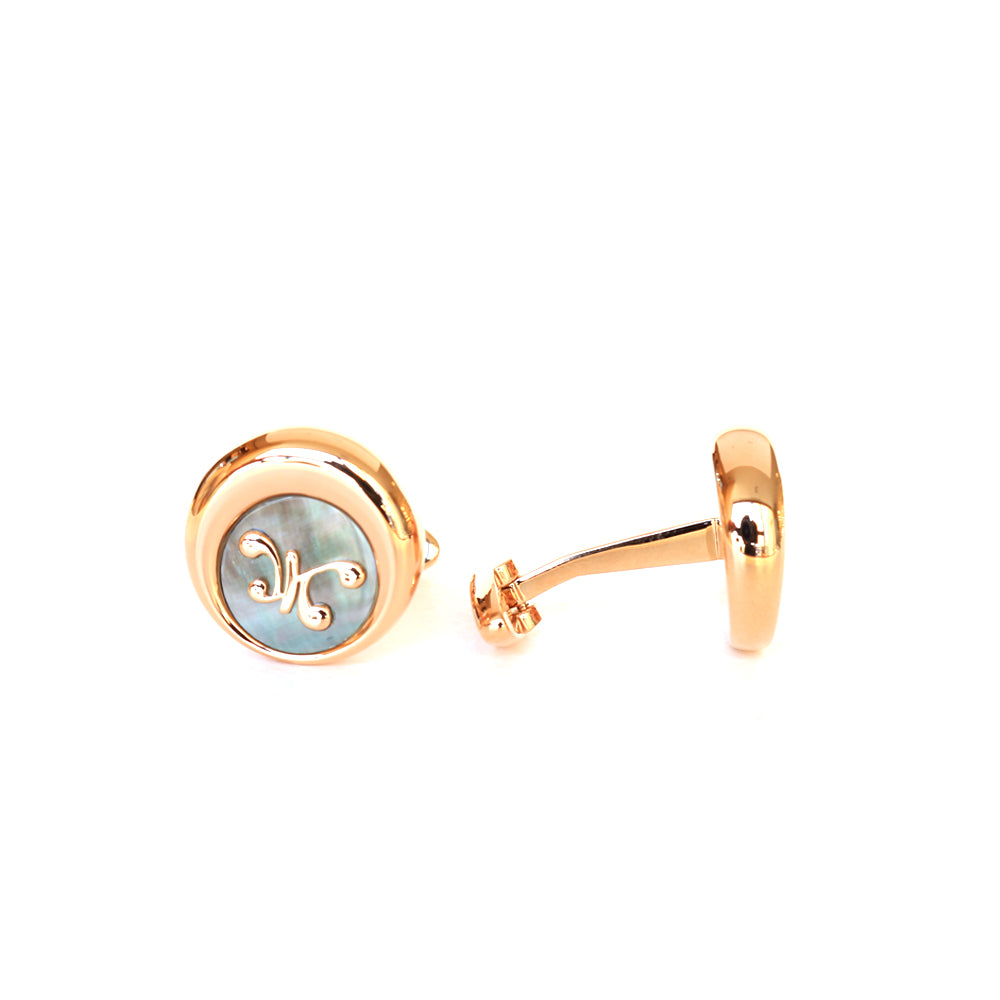 Korloff Cufflinks Luna Full Ip Rosegold & Black Mop With Ip Rosegold Brand Logo | Accessories | Cufflink | Cufflinks | Eid Gifts | EID2021 | EID2023 | GCC | Mens | SP Korloff Cufflinks Luna Full Ip Rosegold & Black Mop With Ip Rosegold Brand Logo | Accessories | Cufflink | Cufflinks | Eid Gifts | EID2021 | EID2023 | GCC | Mens | SP