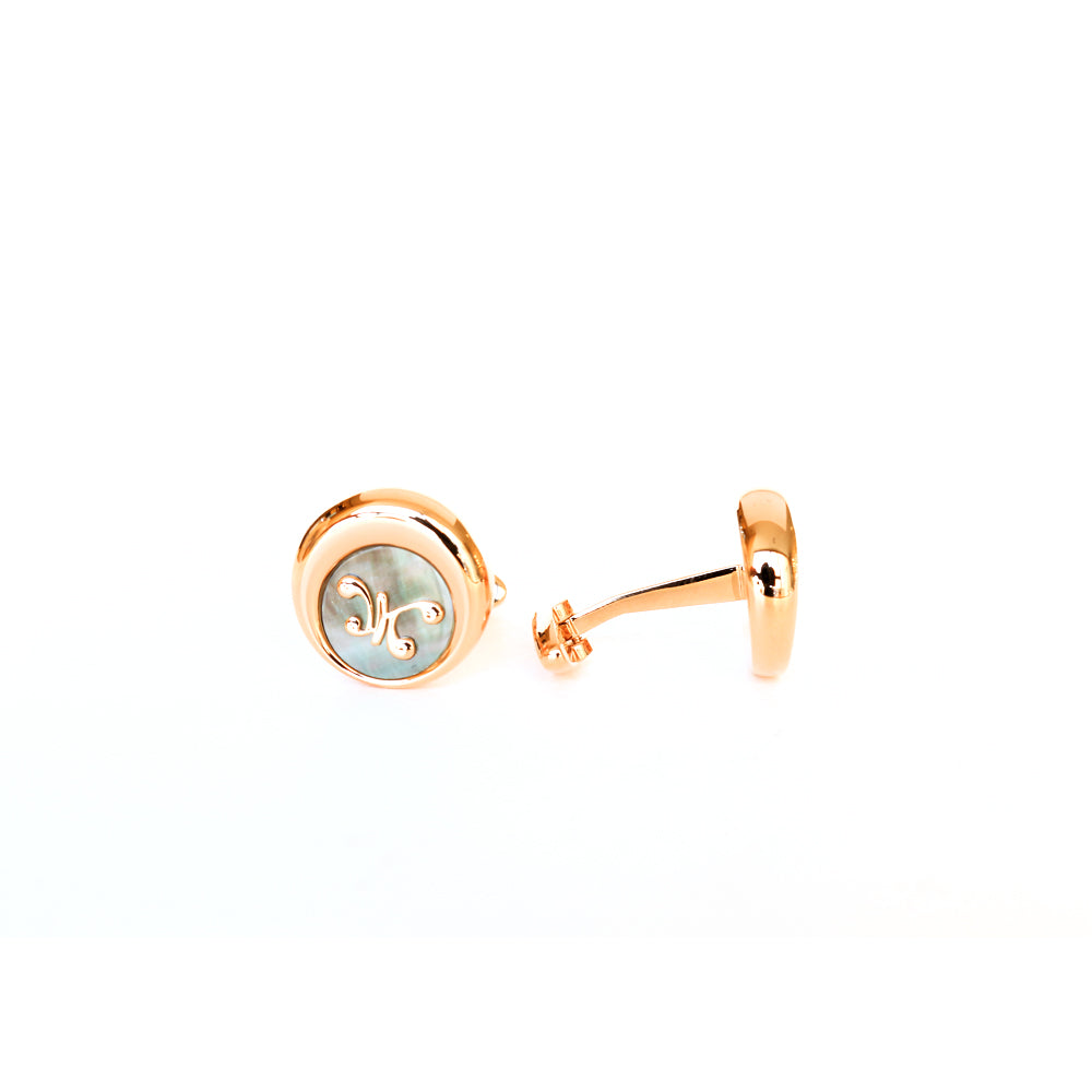 Korloff Cufflinks Luna Full Ip Rosegold & Black Mop With Ip Rosegold Brand Logo | Accessories | Cufflink | Cufflinks | Eid Gifts | EID2021 | EID2023 | GCC | Mens | SP Korloff Cufflinks Luna Full Ip Rosegold & Black Mop With Ip Rosegold Brand Logo | Accessories | Cufflink | Cufflinks | Eid Gifts | EID2021 | EID2023 | GCC | Mens | SP